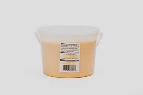 (Case of 6) 5 lb. Beaverhead Creamy Clover Honey Bucket