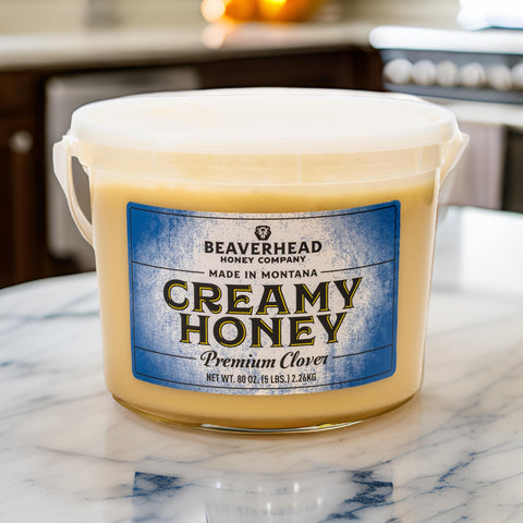 5 lb. Beaverhead Creamy Clover Honey Bucket