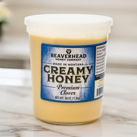 40 oz. Beaverhead Creamy Clover Honey Tub